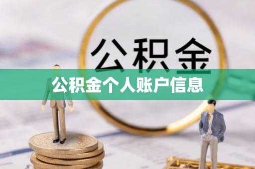 资源公积金个人账户信息