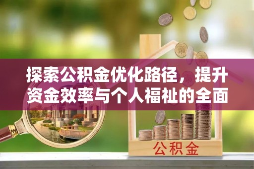 资源探索公积金优化路径，提升资金效率与个人福祉的全面解析