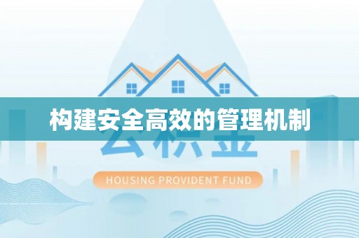 资源构建安全高效的管理机制