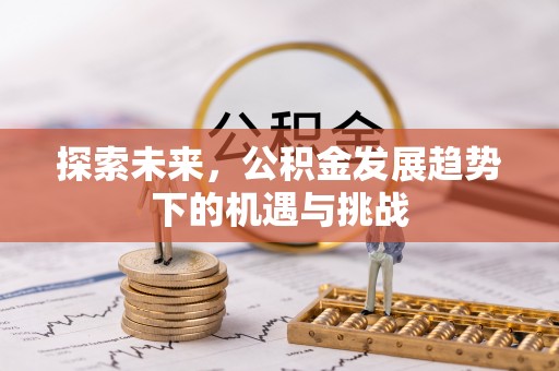 资源探索未来，公积金发展趋势下的机遇与挑战