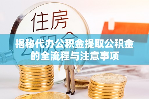 资源揭秘代办公积金提取公积金的全流程与注意事项