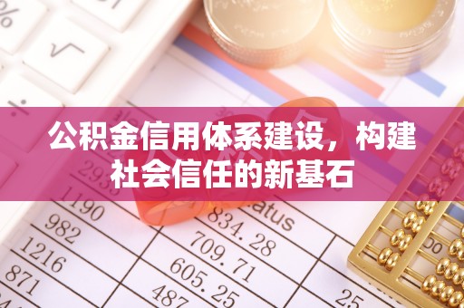 资源公积金信用体系建设，构建社会信任的新基石