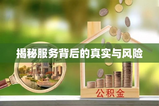 资源揭秘服务背后的真实与风险