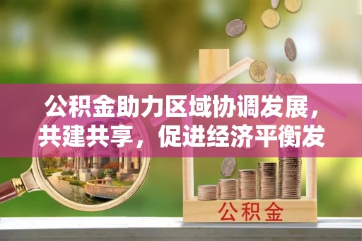 资源公积金助力区域协调发展，共建共享，促进经济平衡发展