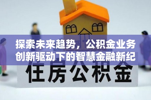 资源探索未来趋势，公积金业务创新驱动下的智慧金融新纪元
