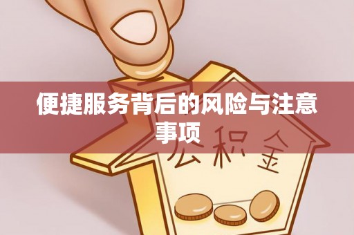 资源便捷服务背后的风险与注意事项